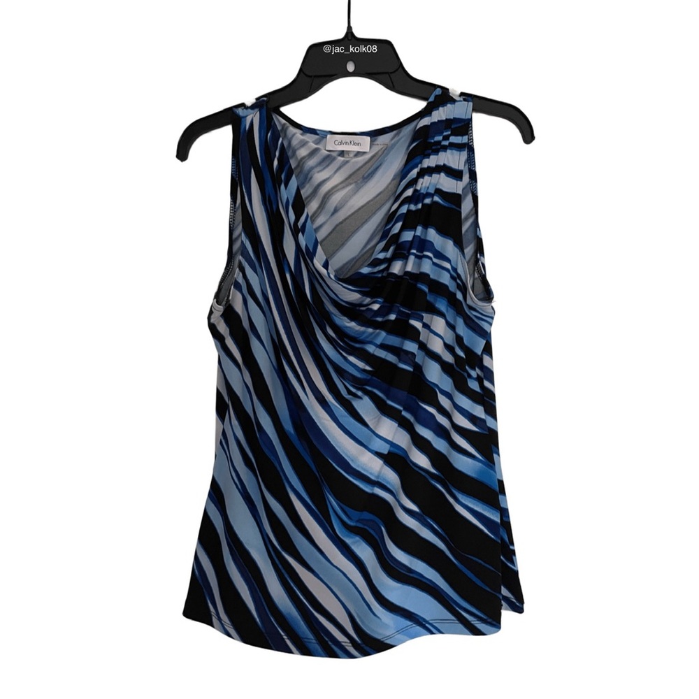 Women's Cowl Neck Sleeveless Blouse